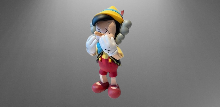 KAWS x Pinocchio STL jpg