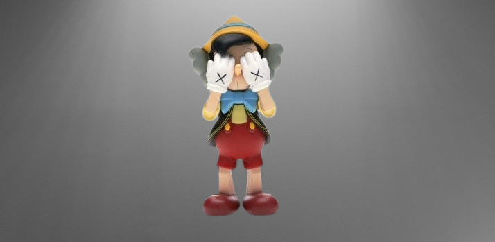 KAWS x Pinocchio STL jpg