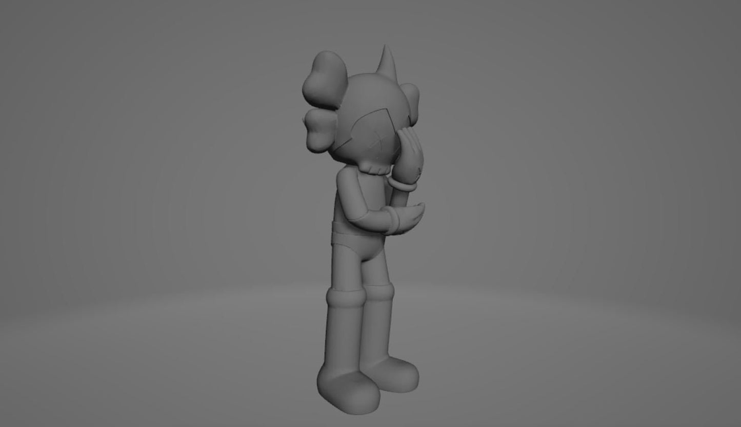 Astounding KAWS x Astro Boy STL jpg