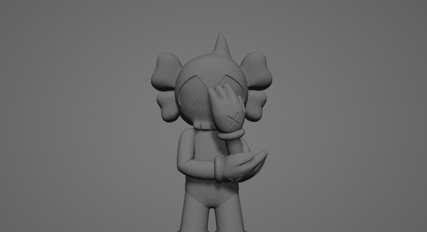 Astounding KAWS x Astro Boy STL jpg