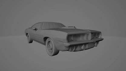 Dodge Barracuda stl jpg