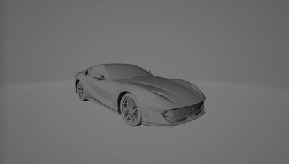 Sleek Ferrari 812 stl jpg