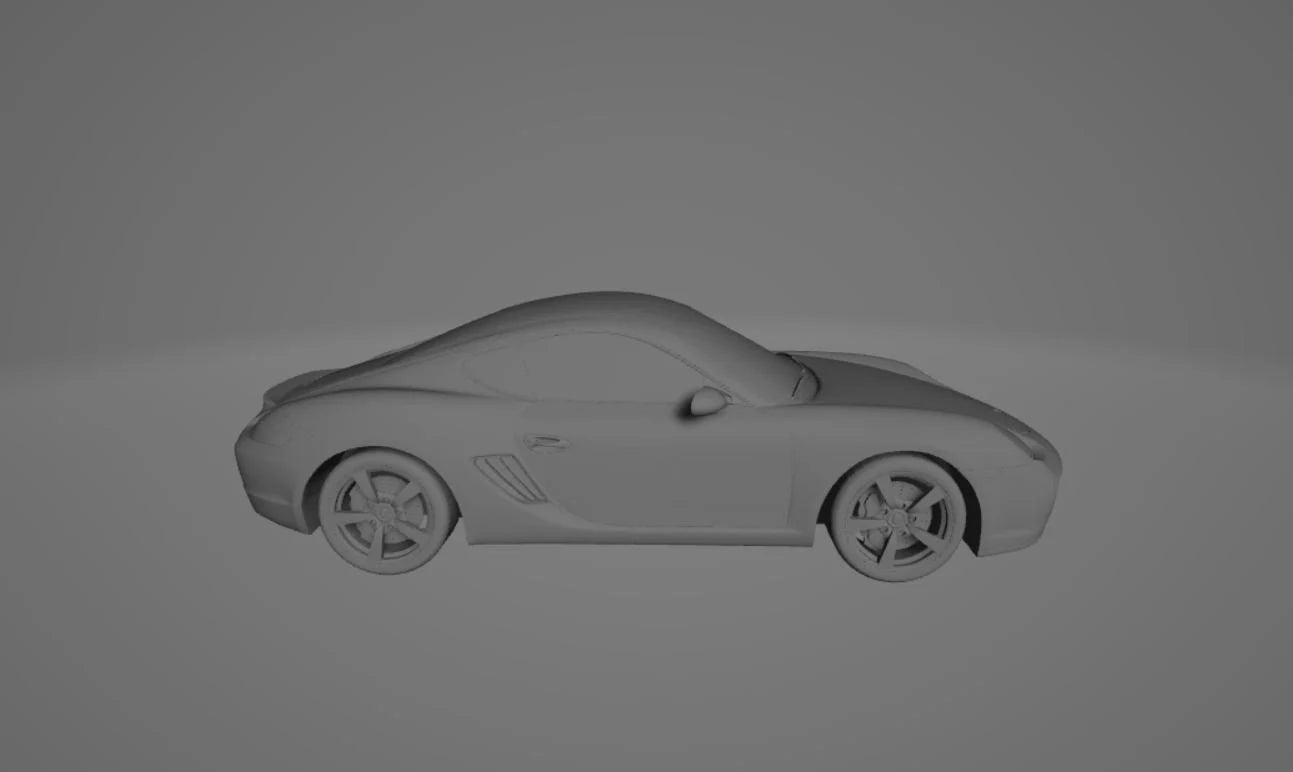 Porsche Cayman 718 S 3D Printing STL File