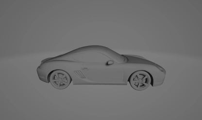 Fichier STL d'impression 3D de la Porsche Cayman 718 S