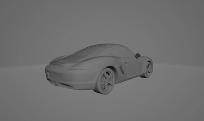 Fichier STL d'impression 3D de la Porsche Cayman 718 S