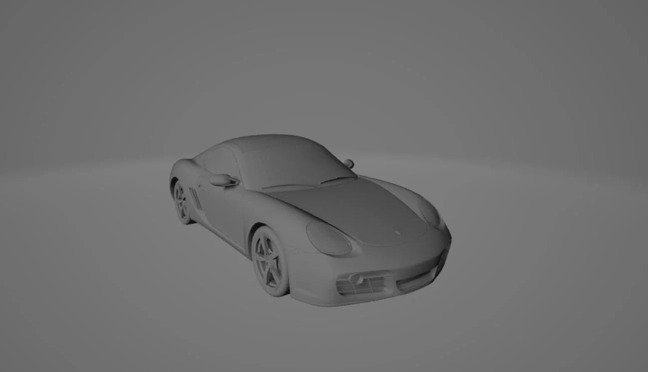 Fichier STL d'impression 3D de la Porsche Cayman 718 S