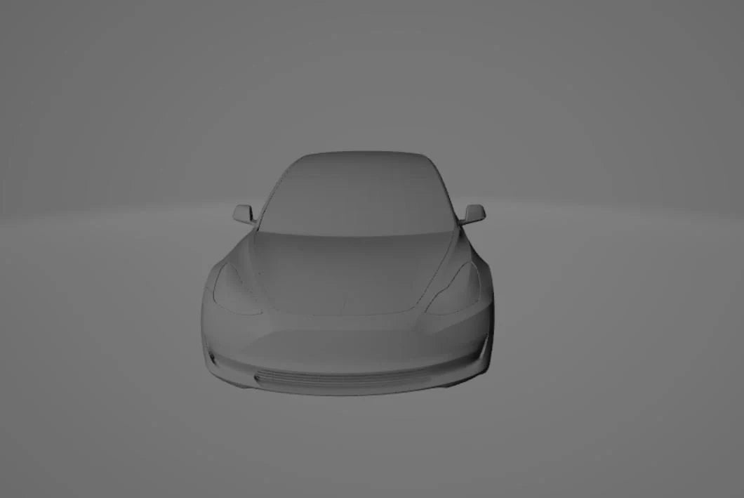 Tesla Model 3 stl jpg