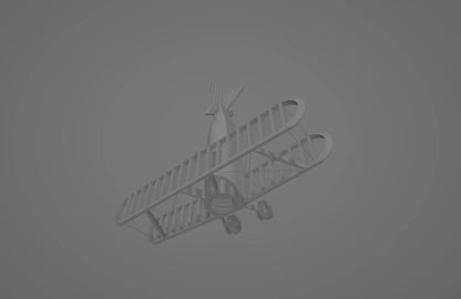 String Biplane stl jpg