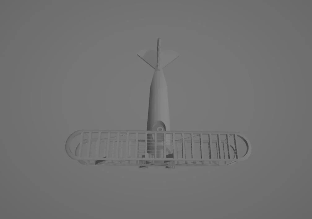 String Biplane stl jpg