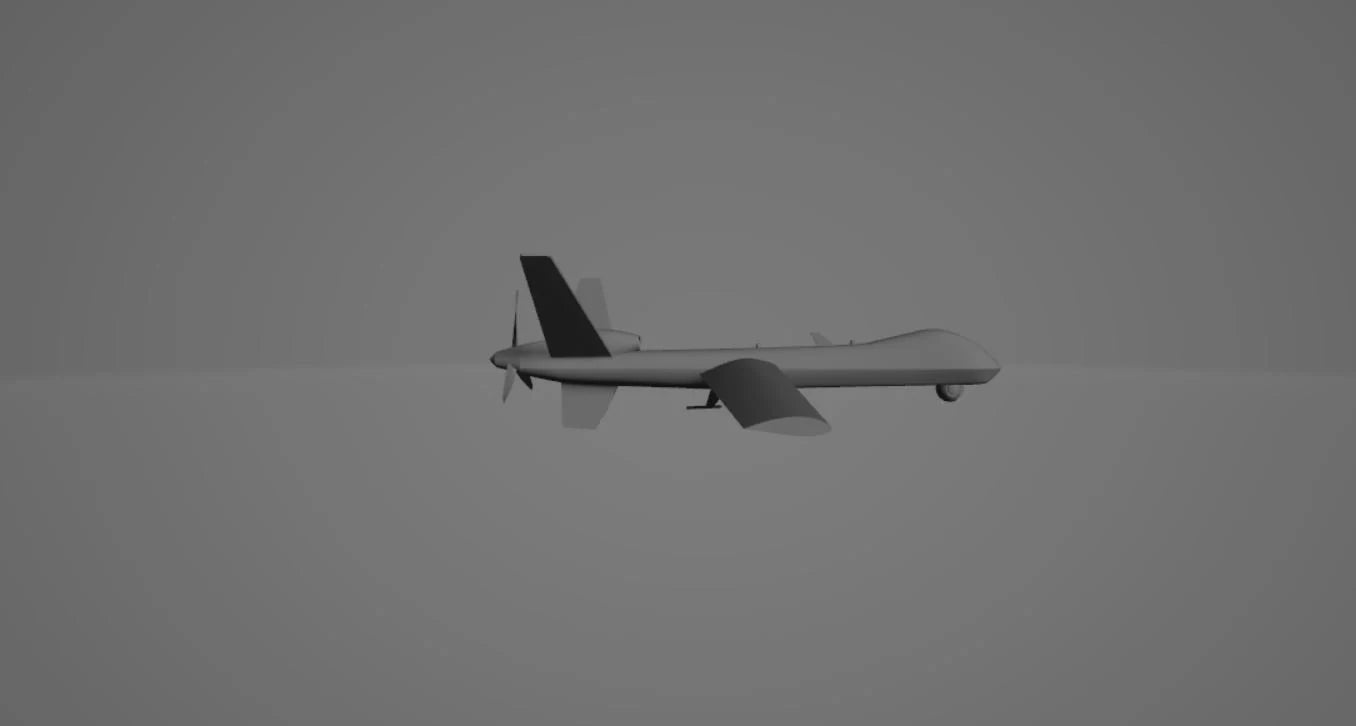 MQ-9 Reaper UAV stl jpg