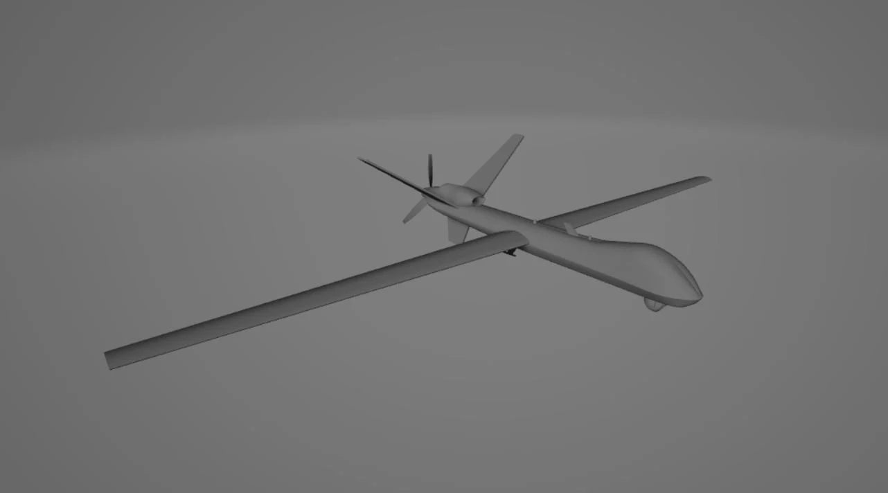 MQ-9 Reaper UAV stl jpg