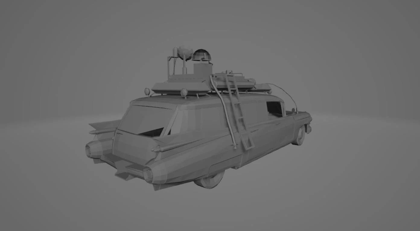 Ecto 1 Ectomobile stl jpg