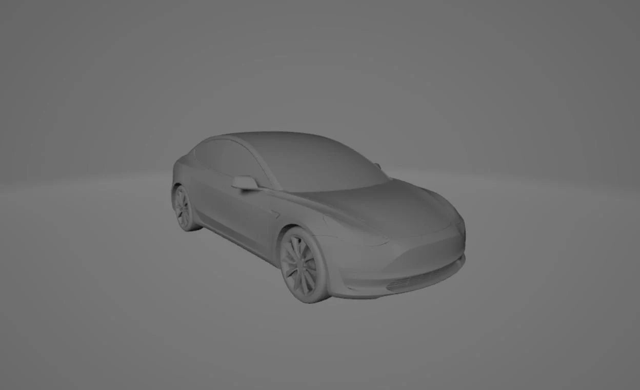 Tesla Model 3 stl jpg