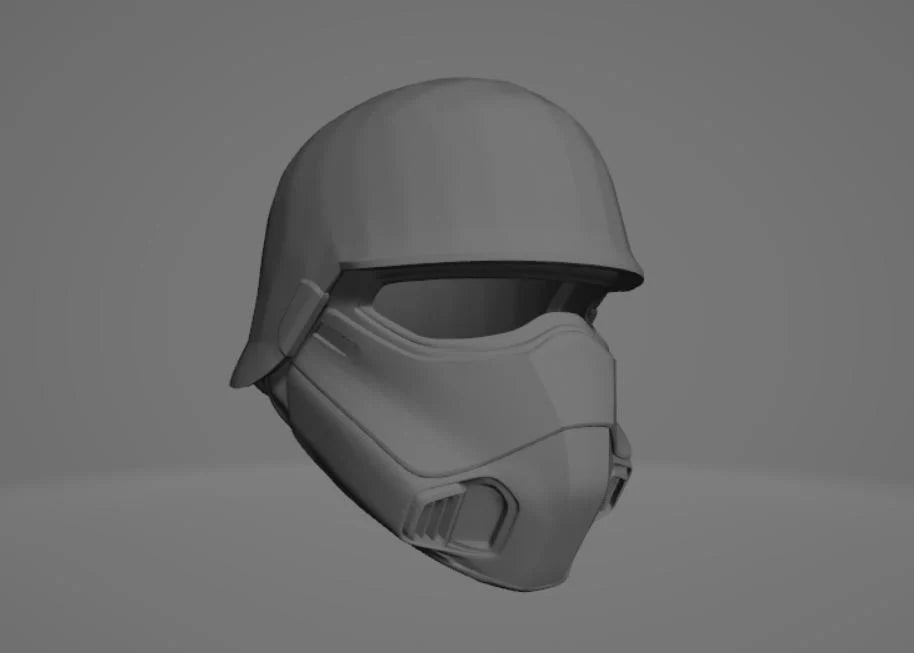 Helldivers 2 Light Gunner Helmet B-08 STL jpg