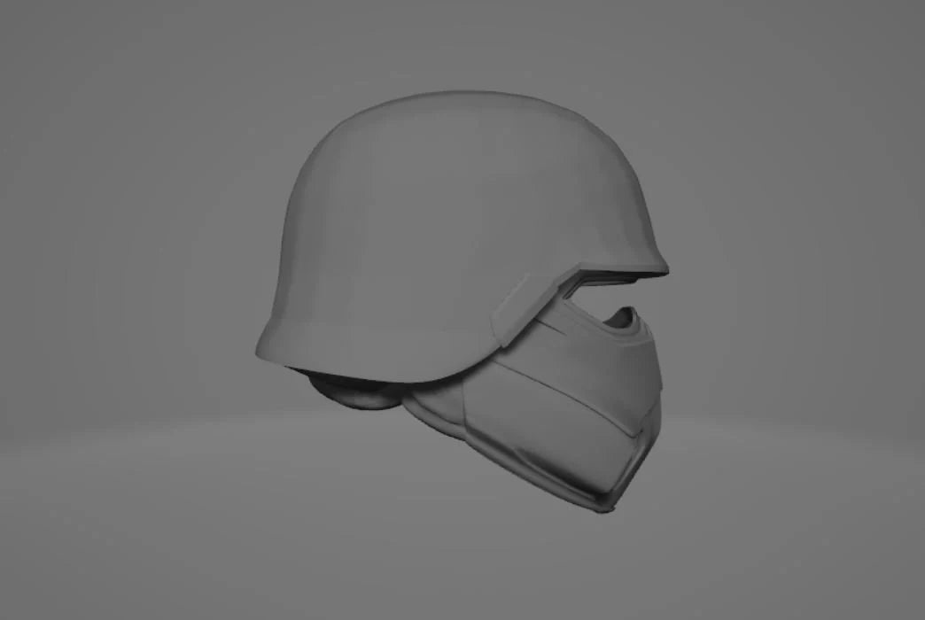 Helldivers 2 Light Gunner Helmet B-08 STL jpg