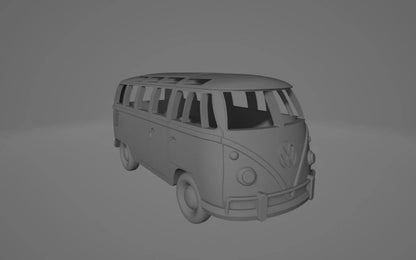 Volkswagen Bus 1970s stl jpg