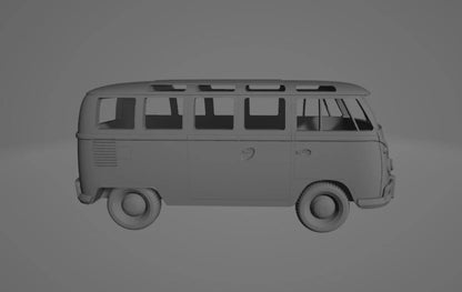 Volkswagen Bus 1970s stl jpg