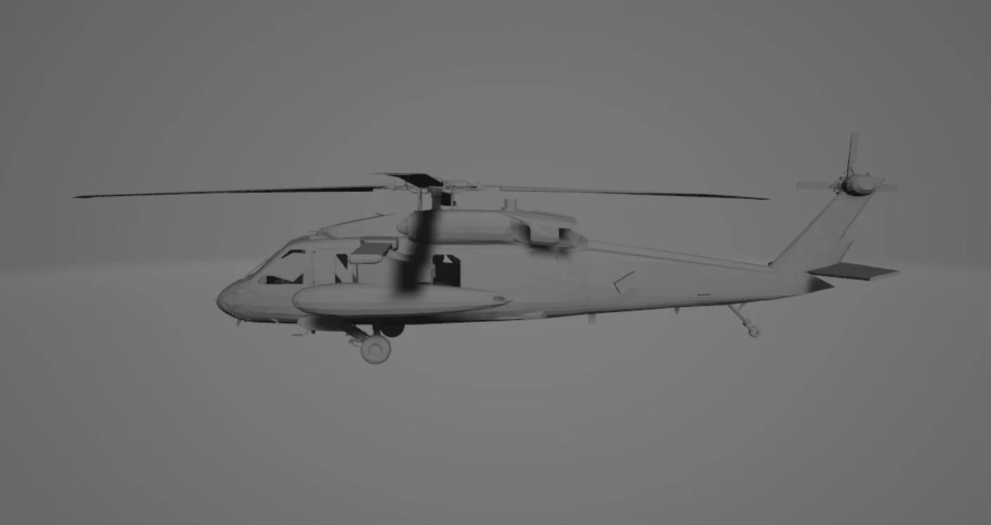 Sikorsky UH-60 Blackhawk stl jpg