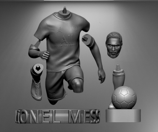 Lionel Messi stl jpg