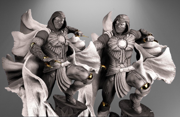 Moon Knight stl jpg